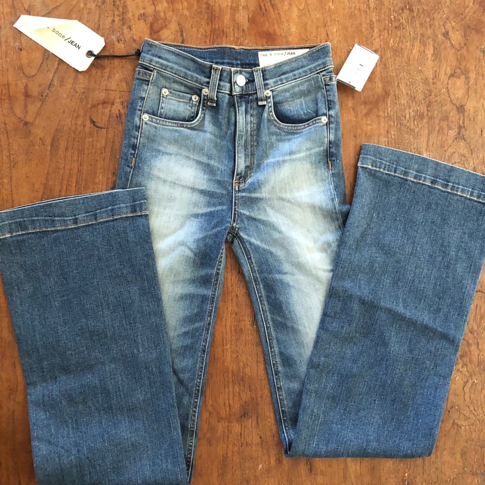Rag and Bone Justine Wide Leg Jeans